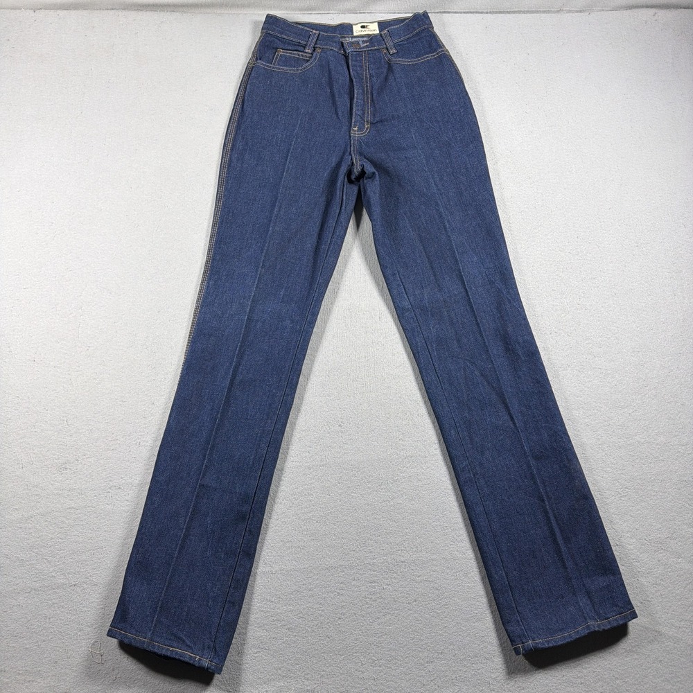 VTG Calvin Klein Jeans Women 9 Medium Wash Blue High Rise Straight Denim 90s